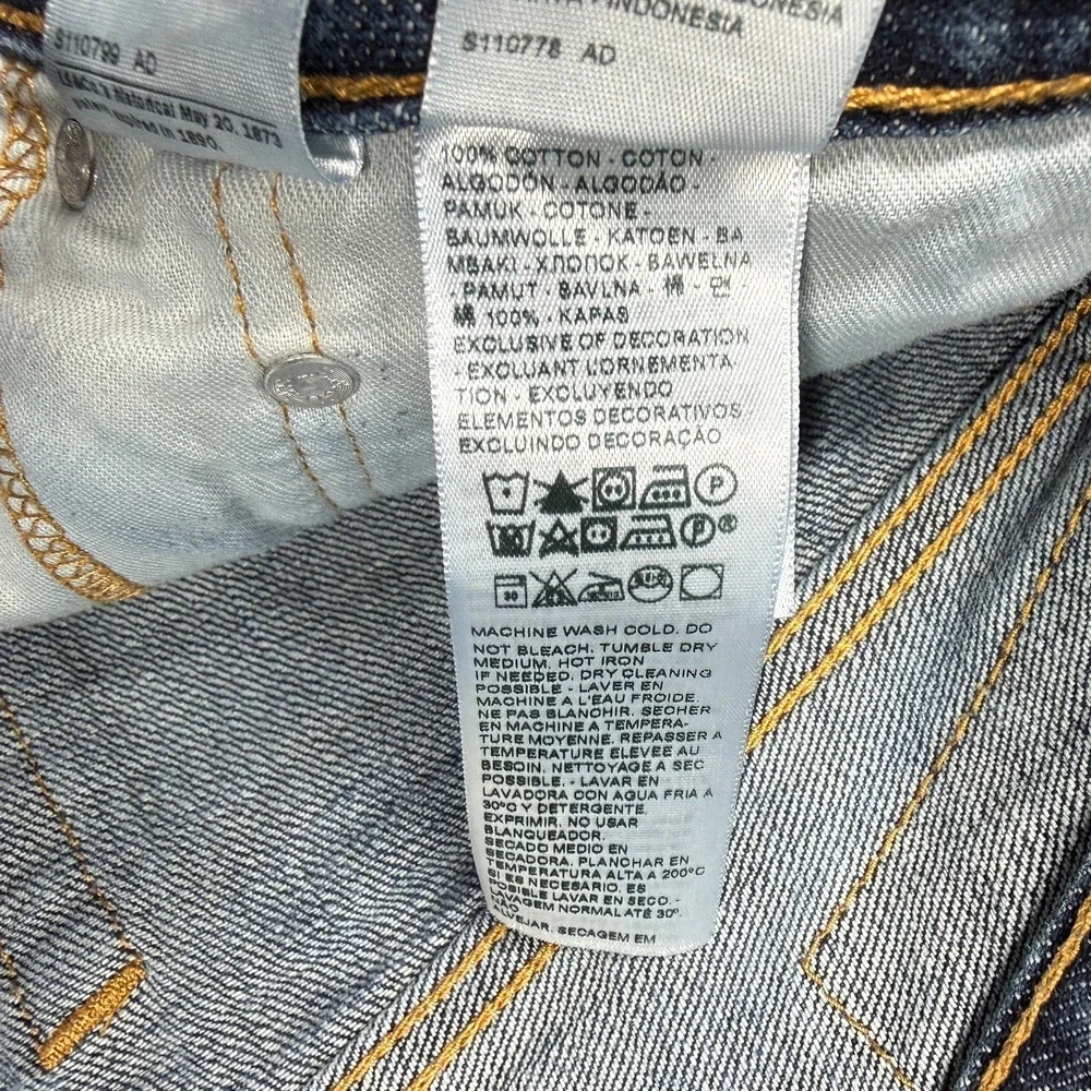 Levis Jeans Mens 36x29 Blue 569 Loose Straight Leg Denim 5 Pocket Y2K Skateboard